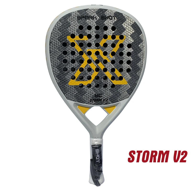 Raket Padel Serat Alum 24K MEWAH STORM V2