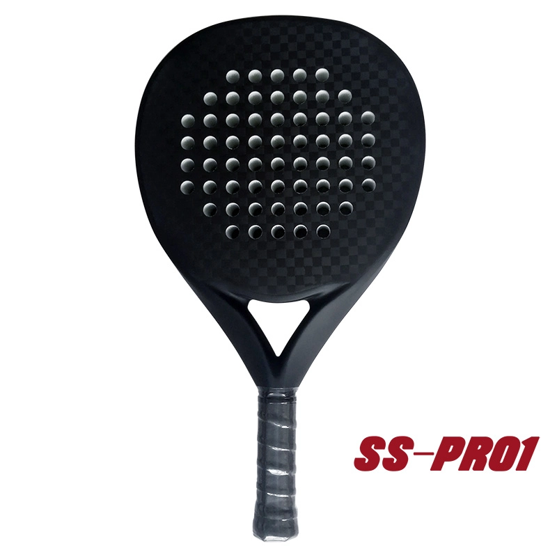 Raket Padel Serat Karbon 12K Bentuk Bulat